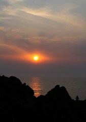 日本海の夕景その１