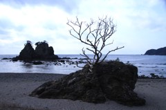 浜のオブジェ
