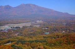 秋深まる浅間山麓 