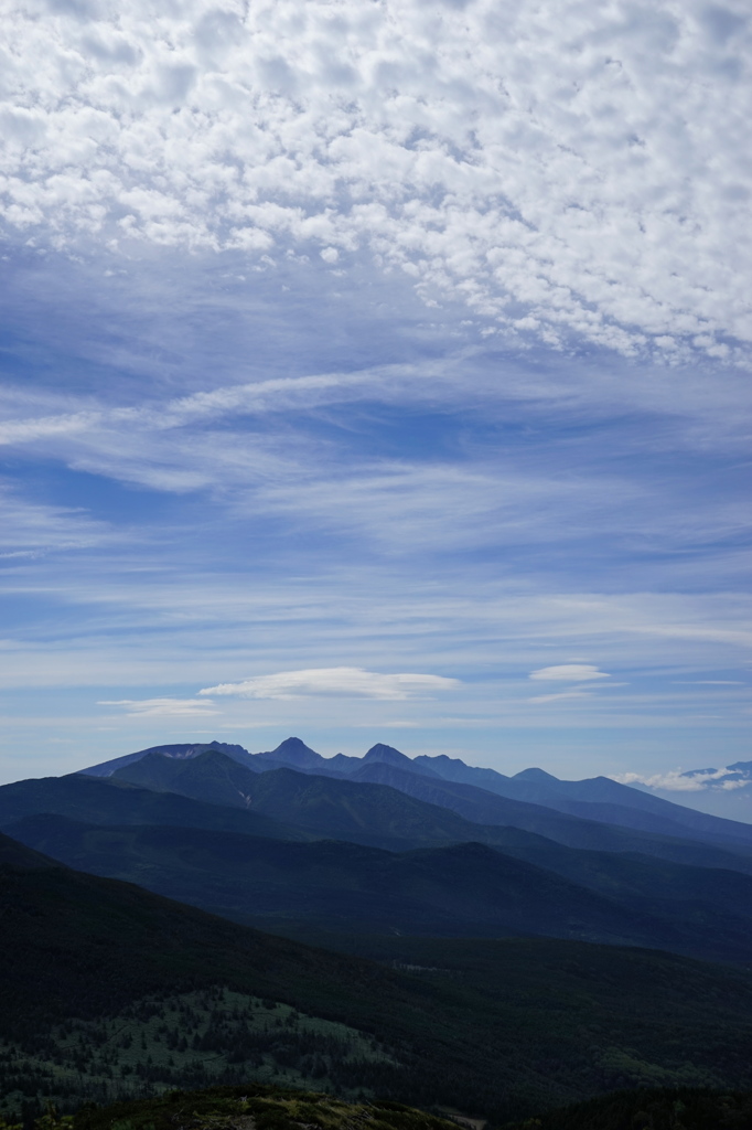 八ヶ岳　秋の空