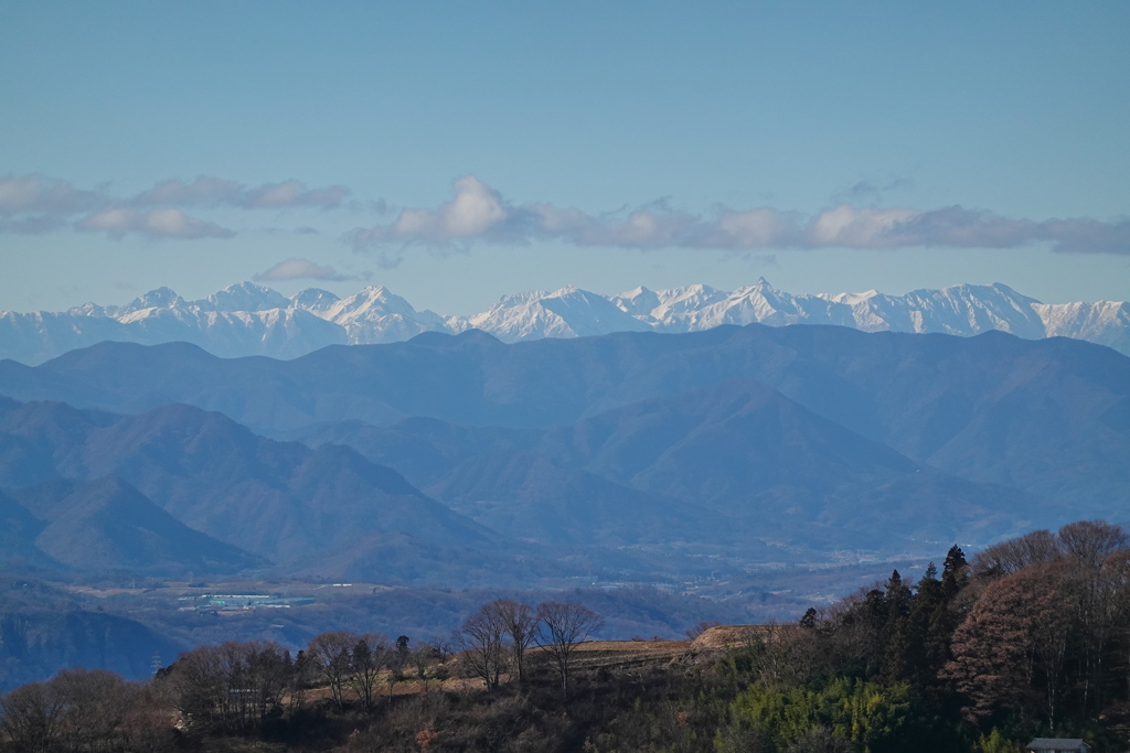 北アルプス遠景