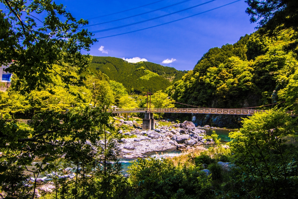 初夏の御岳渓谷