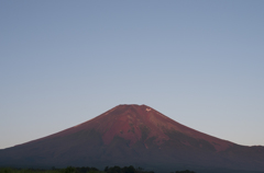 夏の富士。