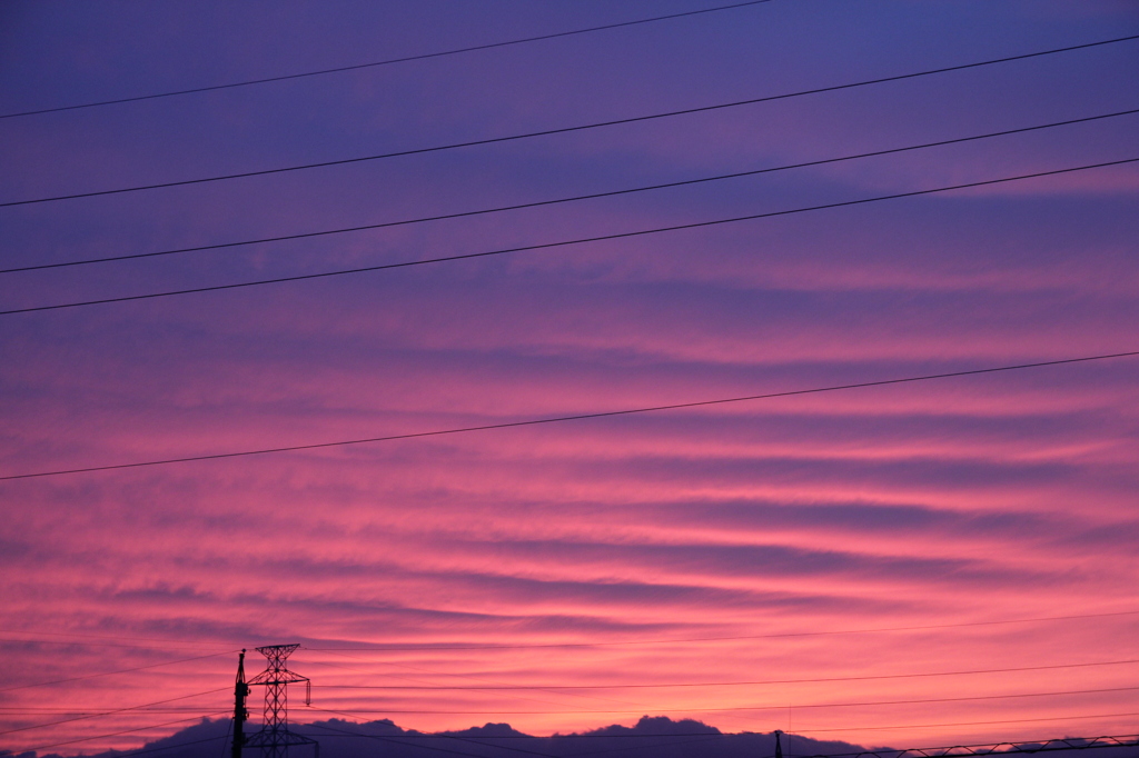 夕暮れ