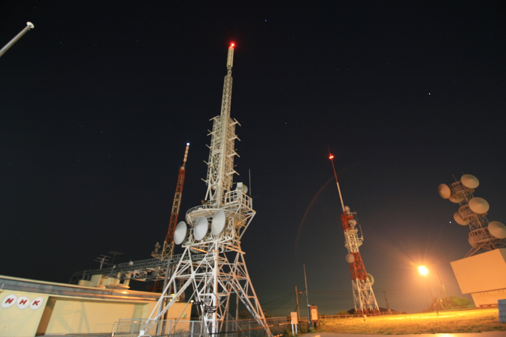 皿倉山の電波塔