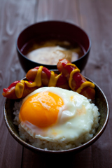 お茶椀のっけ丼