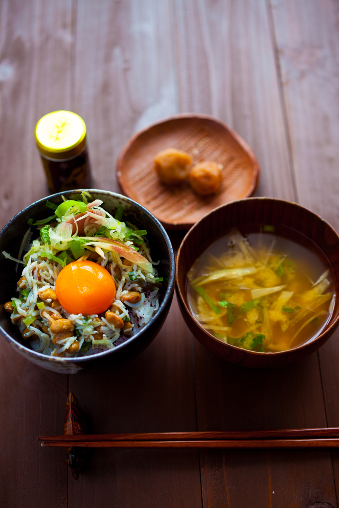 しらす納豆ごはん
