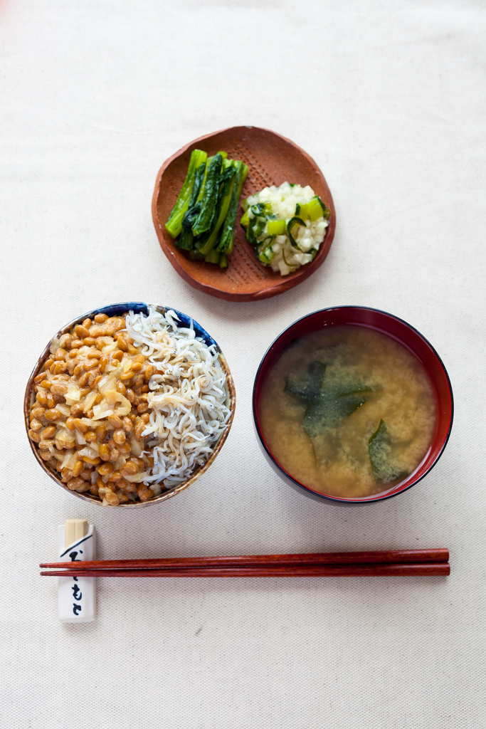 しらす納豆ごはん