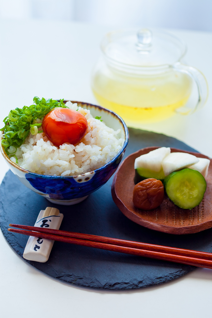 黄身の醤油漬けごはん