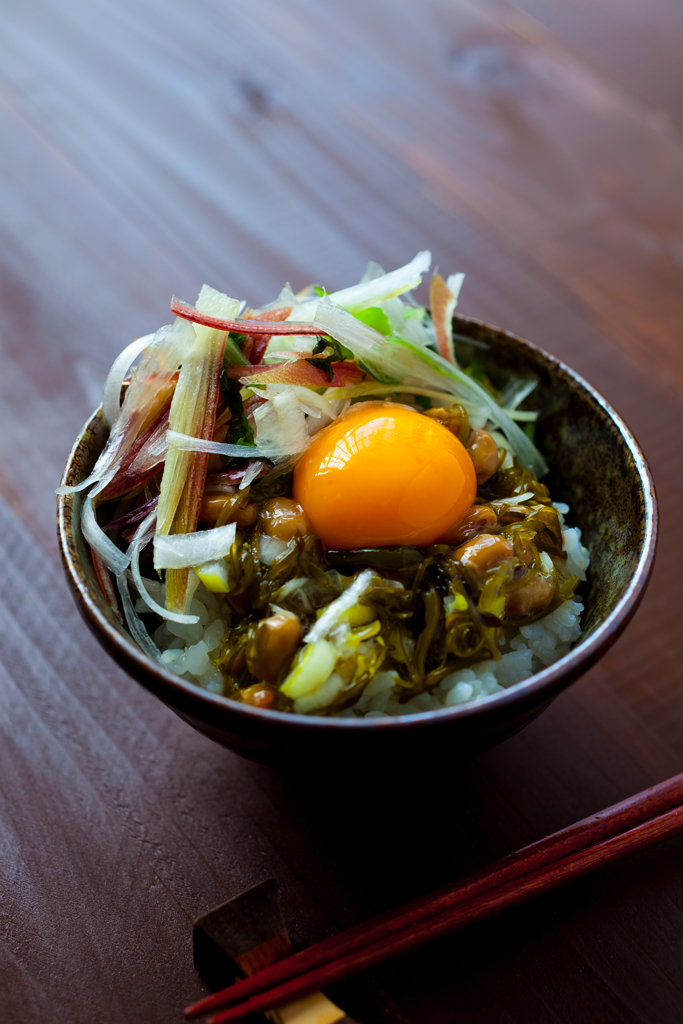 五味薬味の納豆ご飯