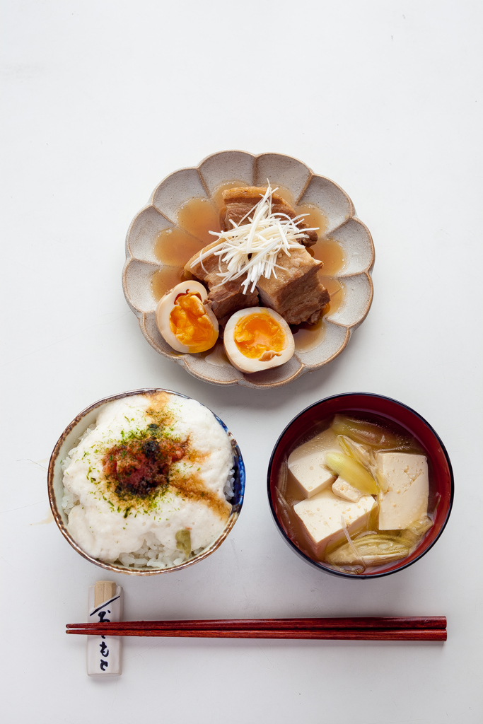 豚の角煮定食