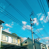 商店街と空