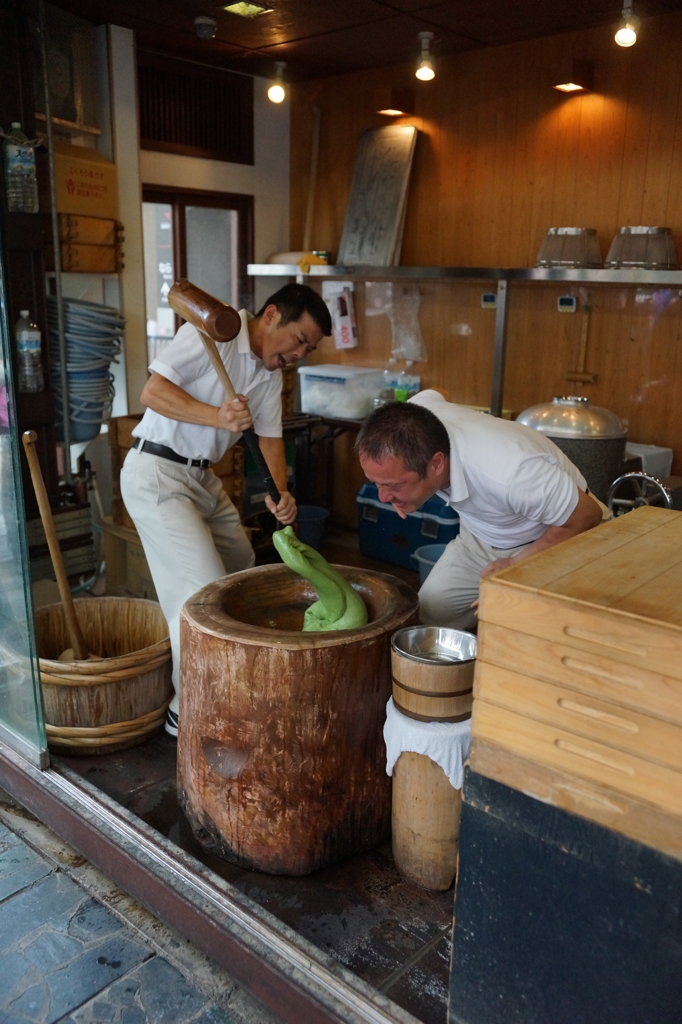 餅が浮き上がるんや