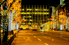 伊予鉄松山市駅、クリスマスイルミネーション