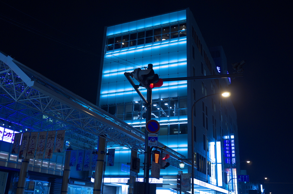 夜の奈良駅