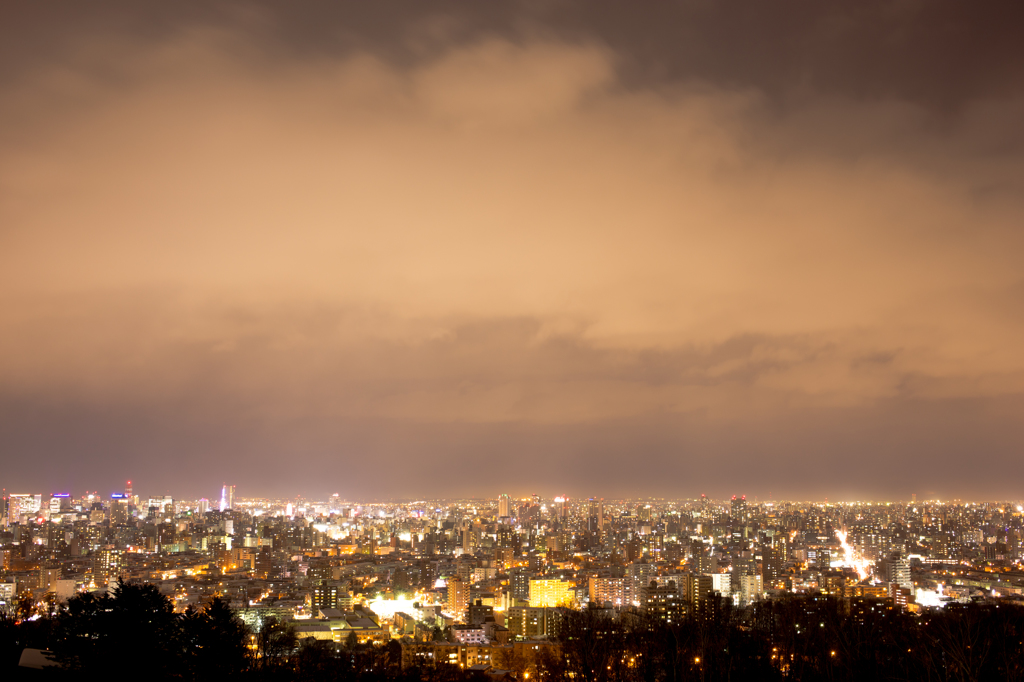 私の住む街の夜景