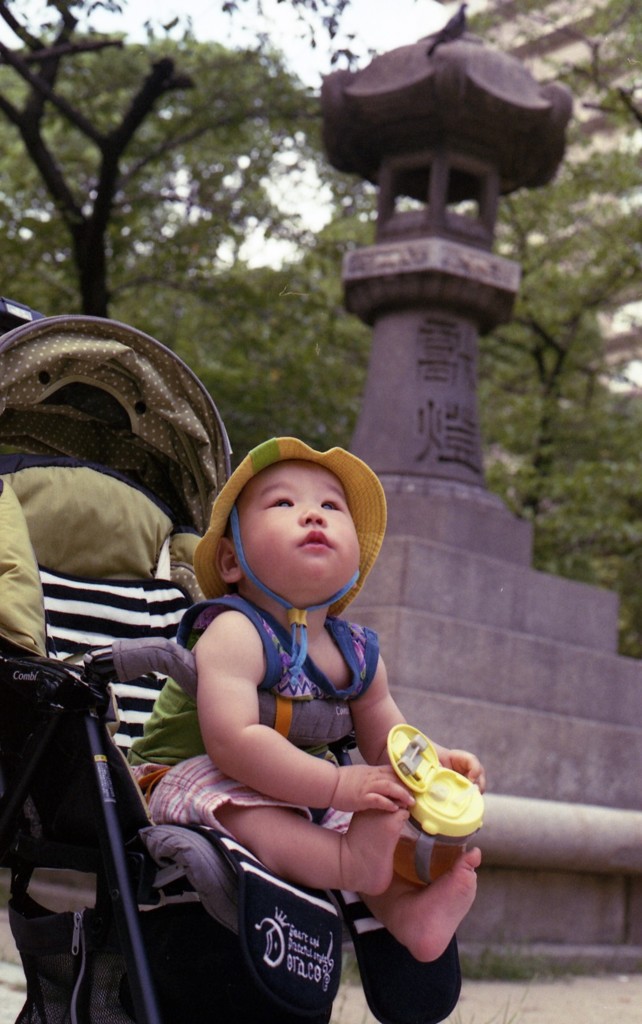 ある日の神社にて