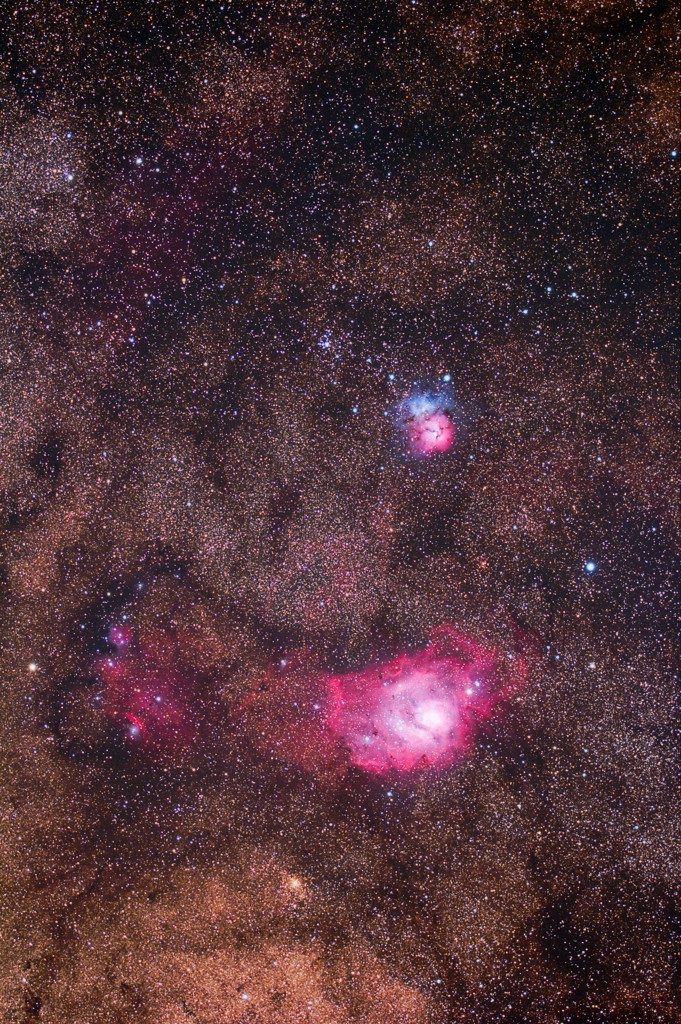 M8干潟星雲&M20三裂星雲