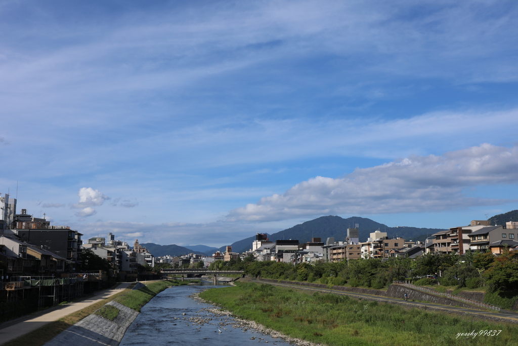 京の夏空