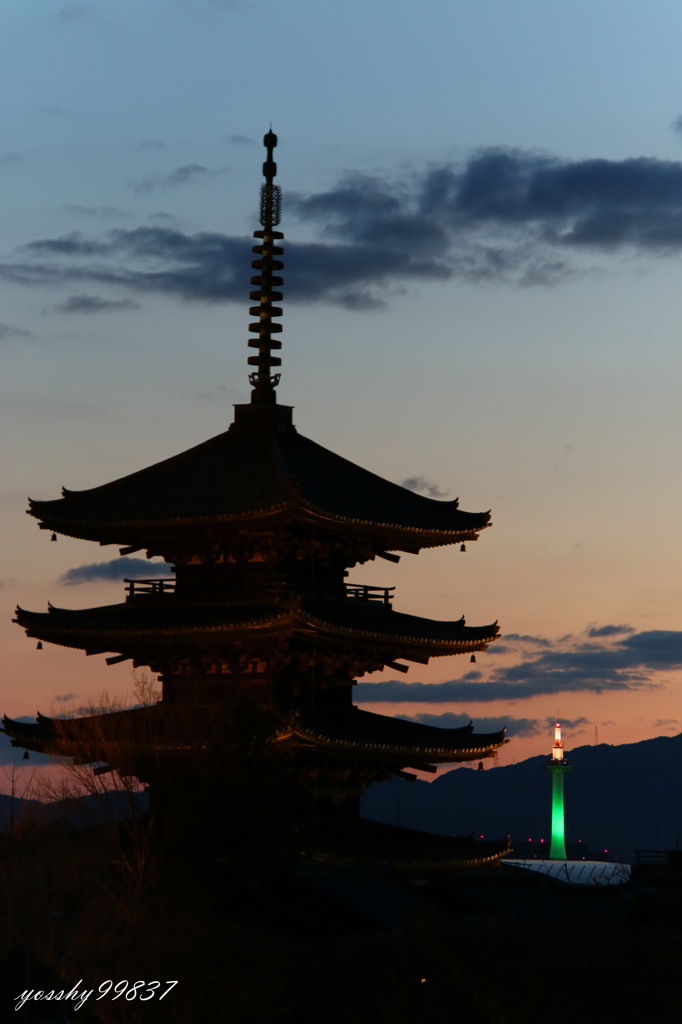 京の二塔
