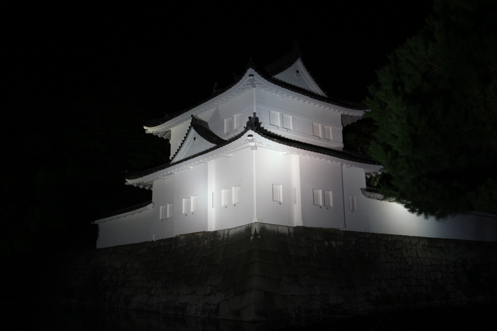 夜空に浮かぶ