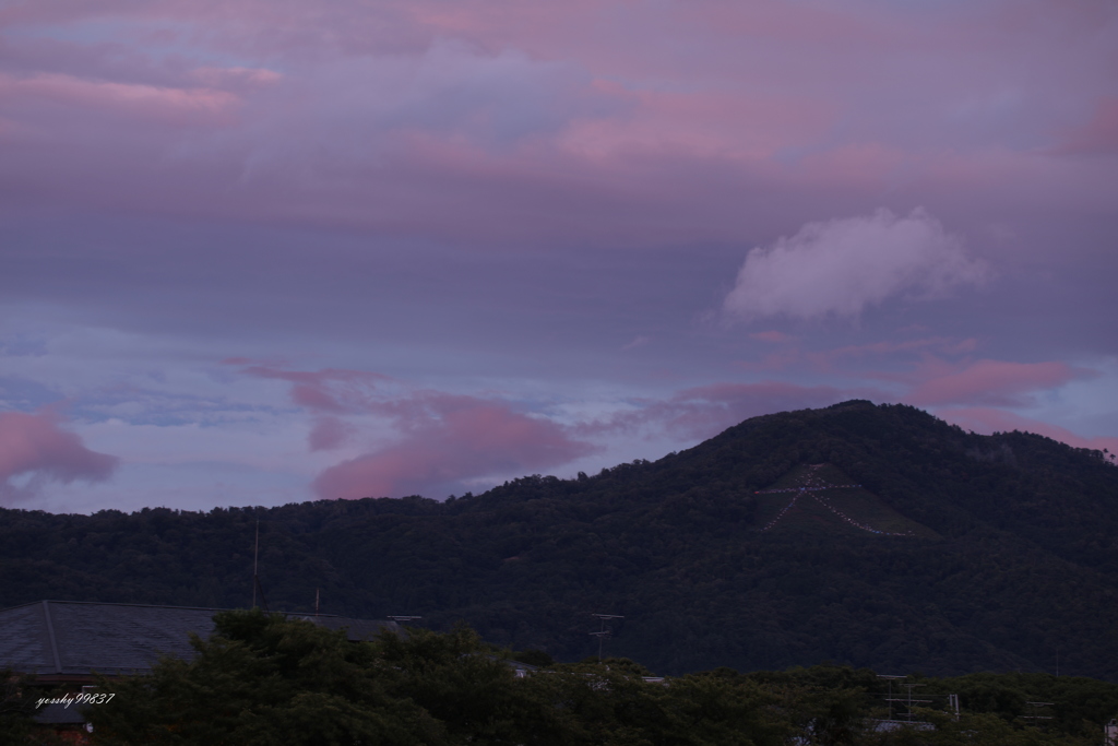 薄紅雲の中、準備