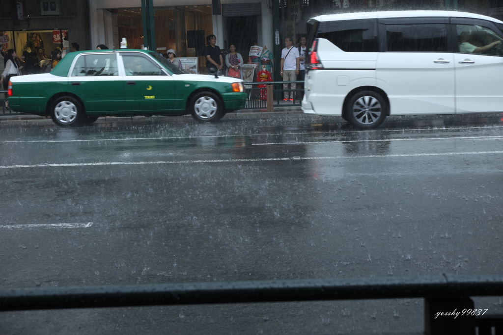 めっちゃ雨・・・