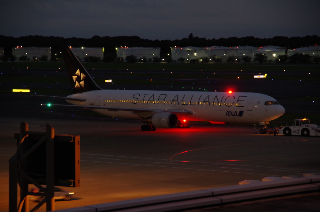 ANA[STAR ALLIANCE](JA614A)767-300@成田