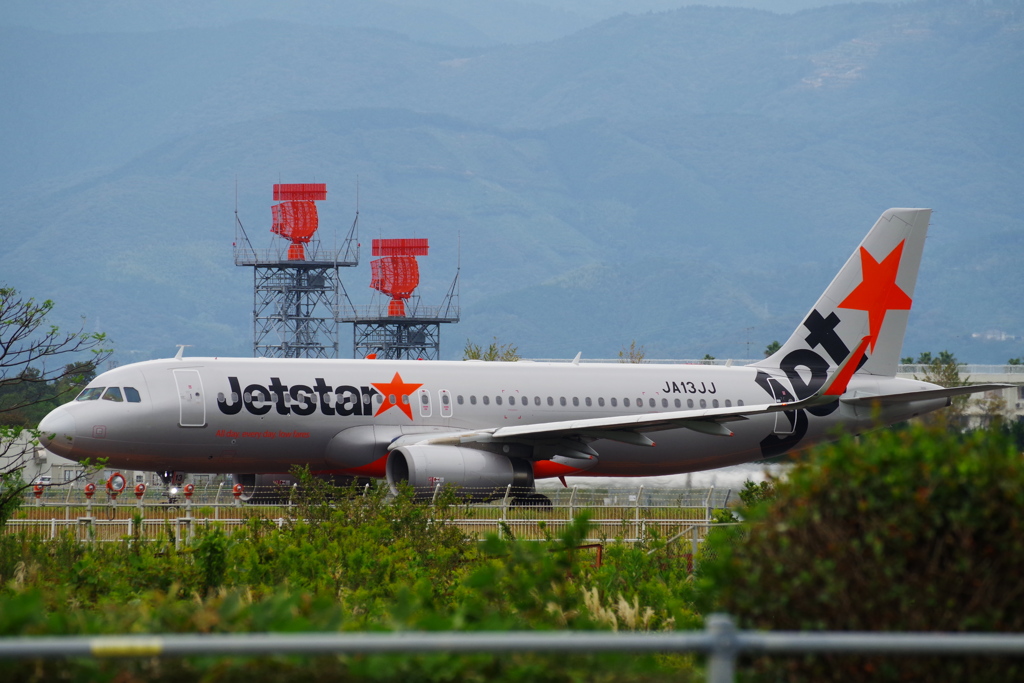 ｼﾞｪｯﾄｽﾀｰ･ｼﾞｬﾊﾟﾝ(JA13JJ)A320-232@高知