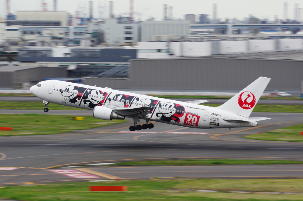 JAL[ﾄﾞﾘｰﾑｴｸｽﾌﾟﾚｽ90](JA602J)767-346ER@羽田2