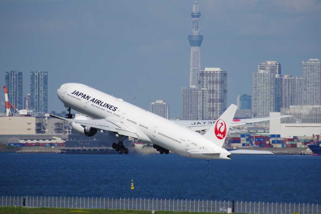 JAL(JA736J)777-346ER@羽田