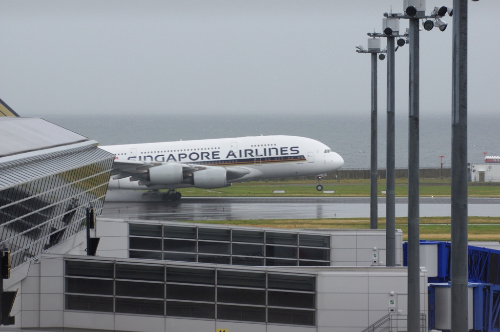 ｼﾝｶﾞﾎﾟｰﾙ航空(9V-SKH)A380@ｾﾝﾄﾚｱ3