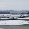 チャイナエアライン[SKY TEAM](B-18211)747-400@新千歳2