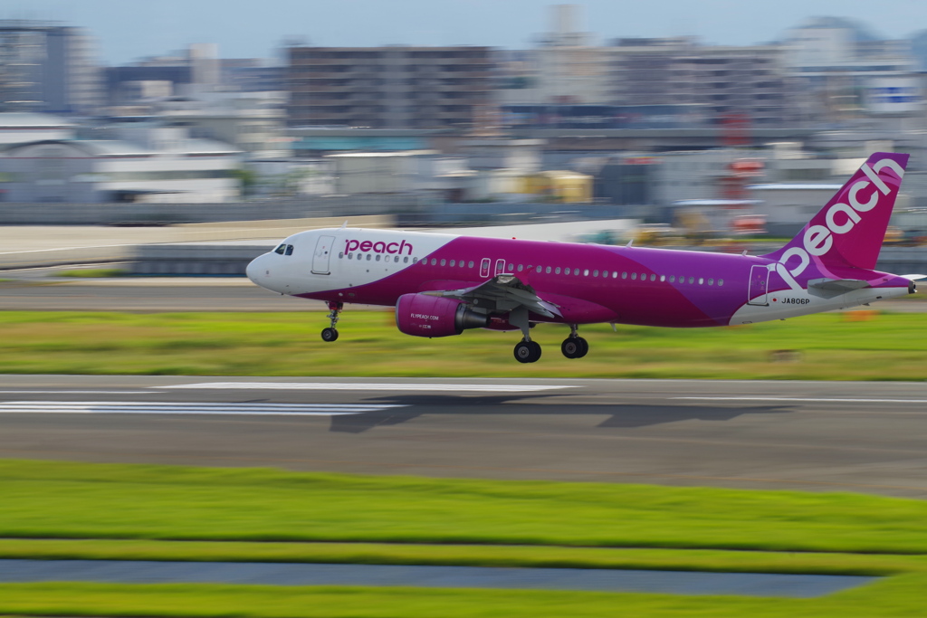 ﾋﾟｰﾁ(JA806P)A320-214@福岡