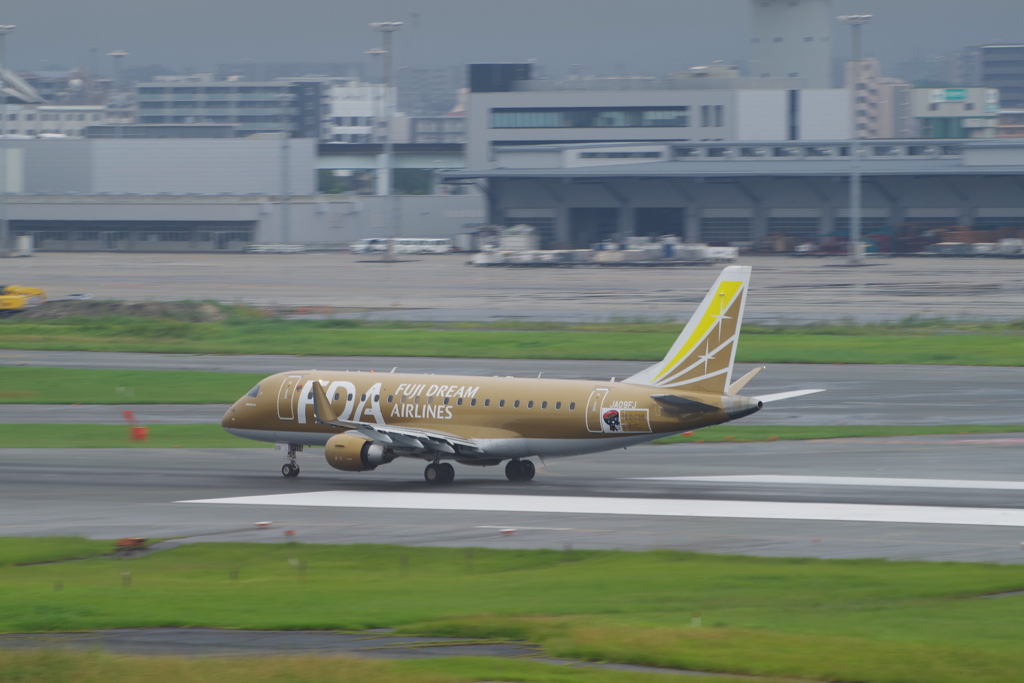 FDA[ｺﾞｰﾙﾄﾞ](JA09FJ)ｴﾝﾌﾞﾗｴﾙ ERJ-175STD@福岡