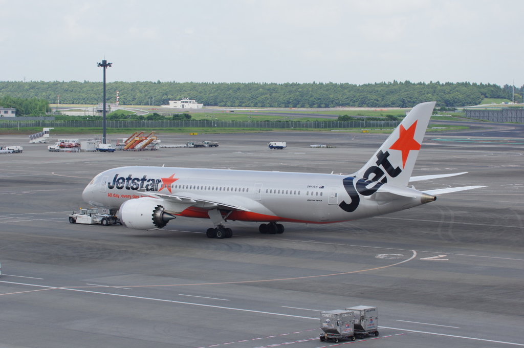 ｼﾞｪｯﾄｽﾀｰ(VH-VKG)787-8＠成田