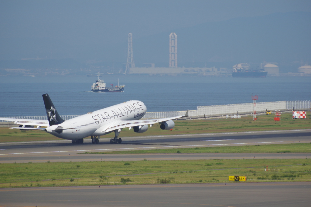 ﾙﾌﾄﾊﾝｻﾞﾄﾞｲﾂ航空(D-AIGN)A340-300@ｾﾝﾄﾚｱ