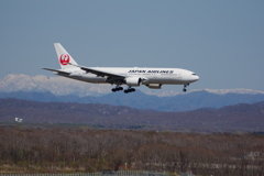 JAL(JA8977)777-200@新千歳