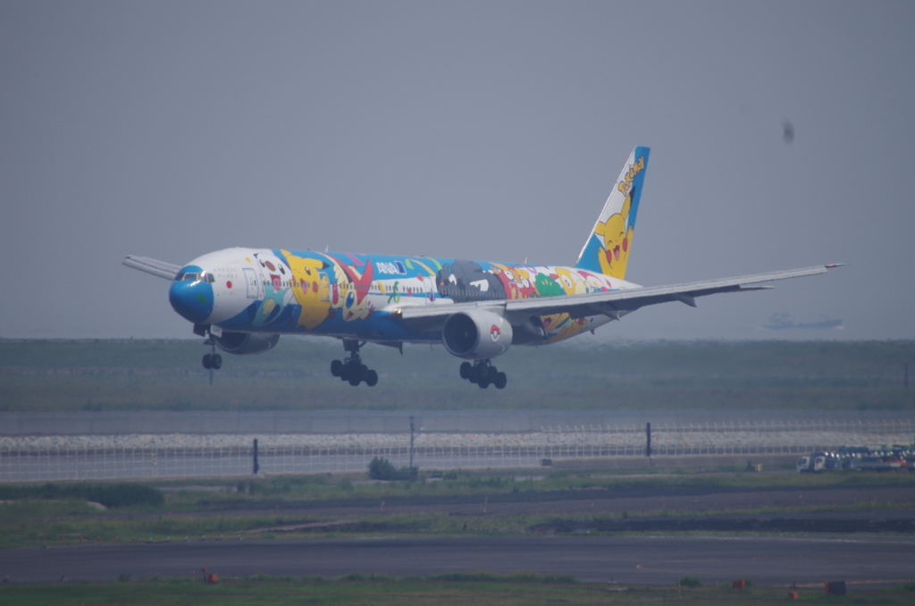 ANAﾋﾟｰｽｼﾞｪｯﾄ(JA754A)1@羽田
