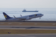 ｽｶｲﾏｰｸ(JA73NM)737-81D@ｾﾝﾄﾚｱ