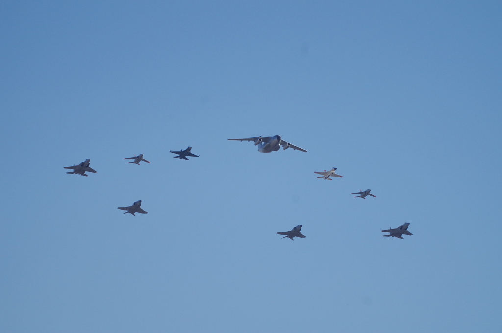 異機種大編隊飛行Part1@岐阜基地