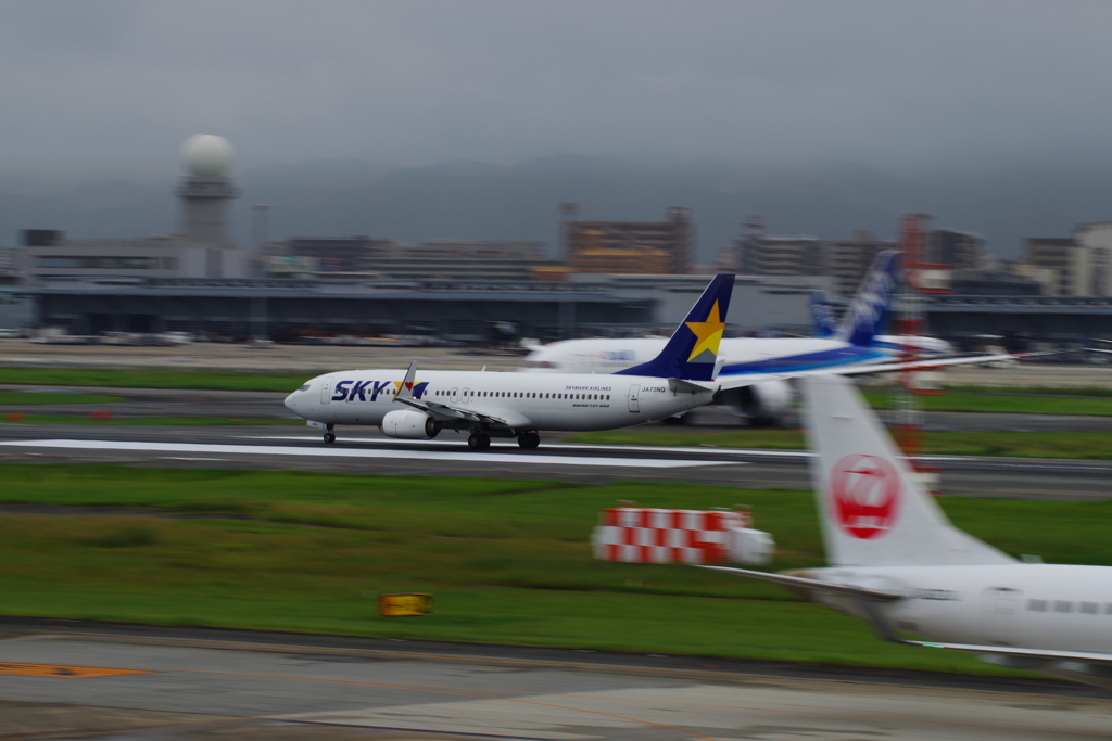 ｽｶｲﾏｰｸ(JA73NQ)737-81D@福岡