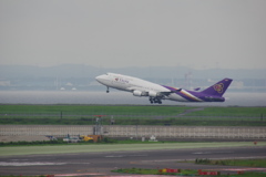 ﾀｲ国際航空(HS-TGX)747-407@羽田
