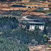 須刈岳山頂より蟹沢橋梁を望む