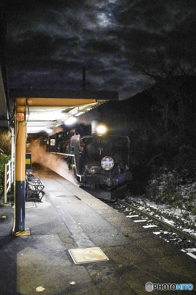 月光と夜汽車のカメラテスト