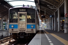 予讃線　高松駅