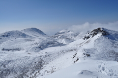 厳冬の九重連山