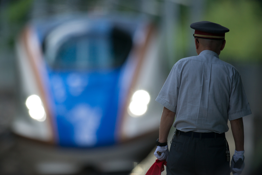 さすが駅長