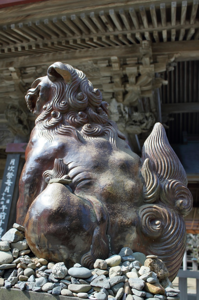 大洗磯前神社の狛犬