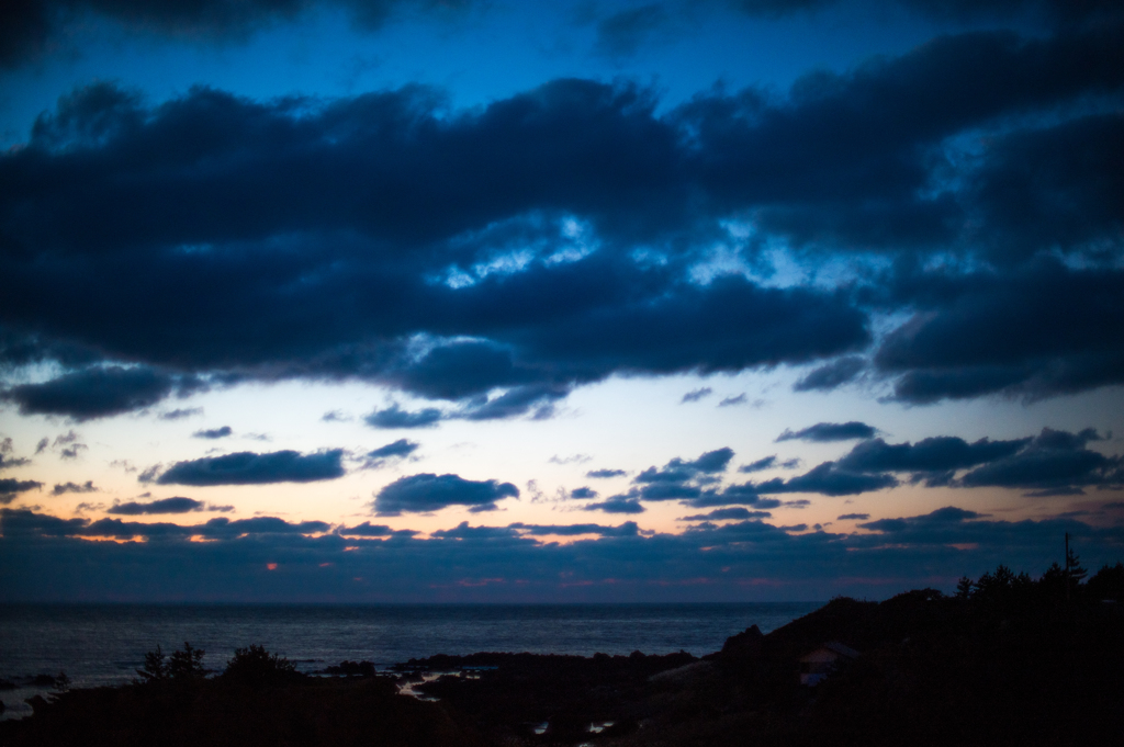 夕暮れ